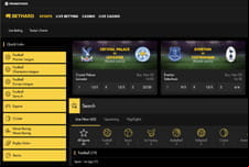 Thumb homepage of the Bethard sportsbook