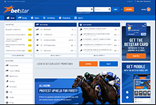 The Betstar homepage.
