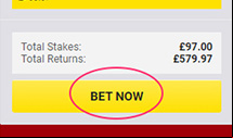 Dafabet confirm your bet
