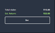 Ladbrokes Placing bet