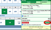Marathonbet Place Bet