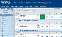 Marathonbet Select Wager