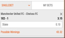 The odds and markets available for the Premier League at MrMega.