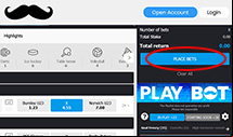 mr.play Placing bet