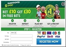 The Paddy Power  bonus
