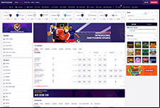 The PartyCasino homepage
