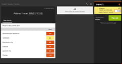 Placing a bet on the betslip