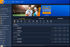 The STSBet homepage.