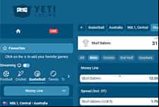 Live Betting at YetiBet